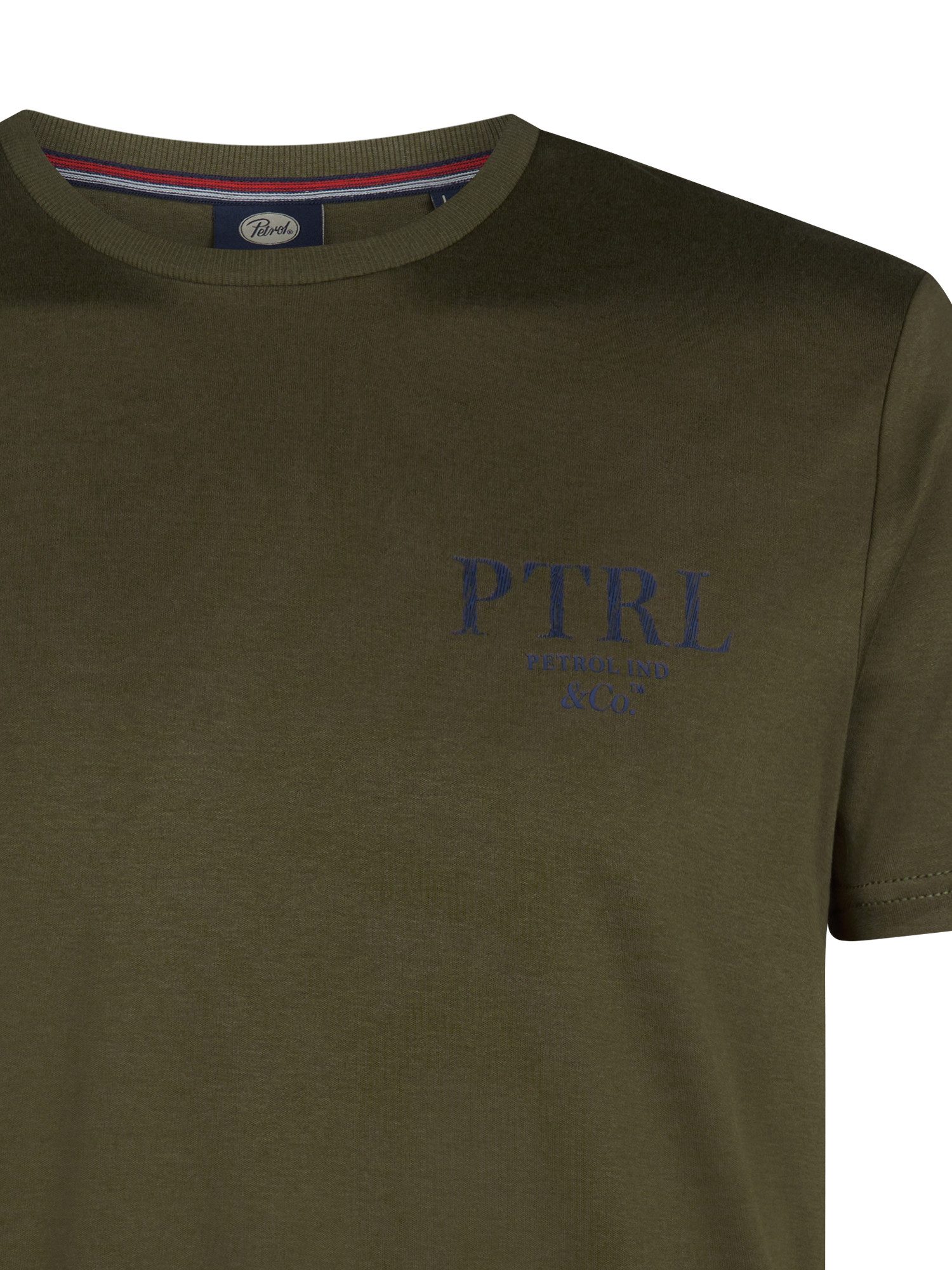 Petrol Industries T-Shirt mit Logo Schriftzug