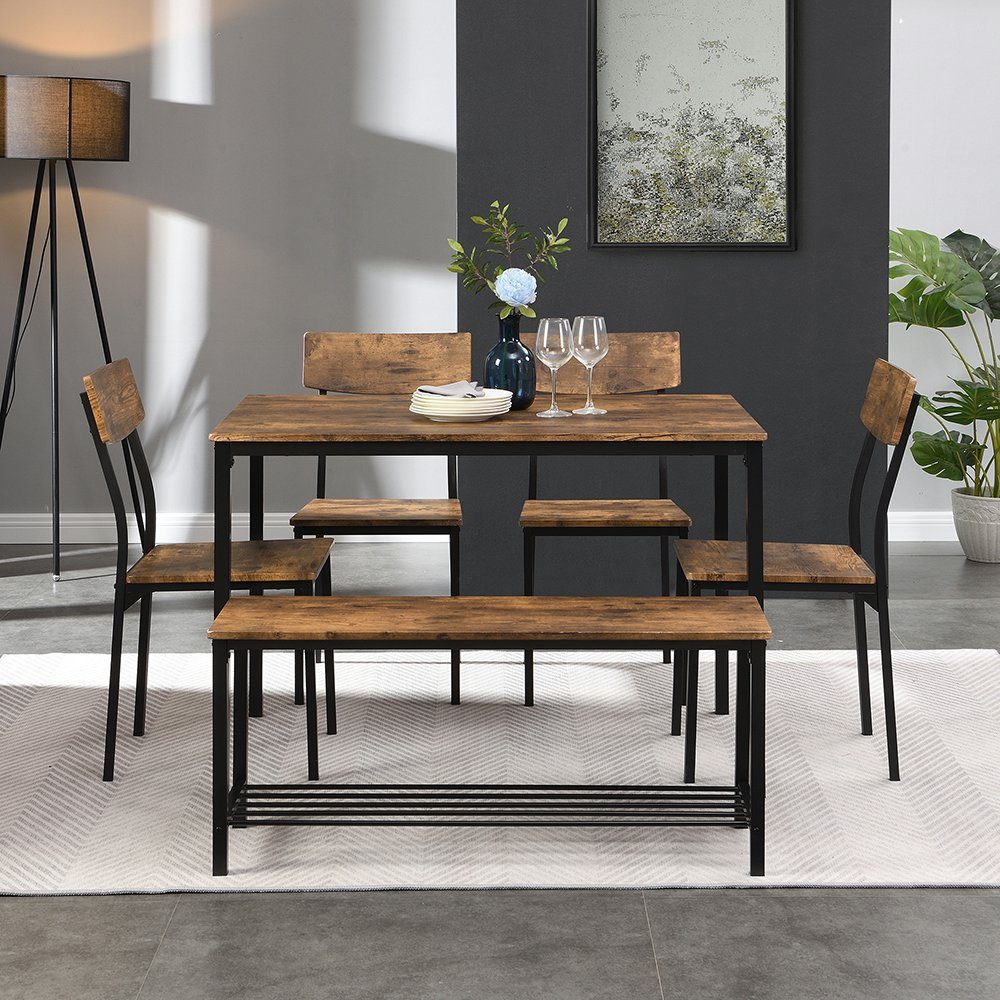 Sweiko Essgruppe, Esstisch und Stühle Set, günstig online kaufen