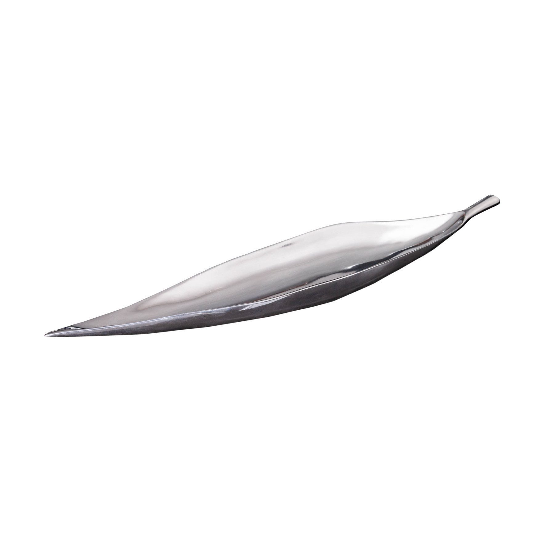 riess-ambiente Dekoschale SILVER LEAF 80cm silber, günstig online kaufen