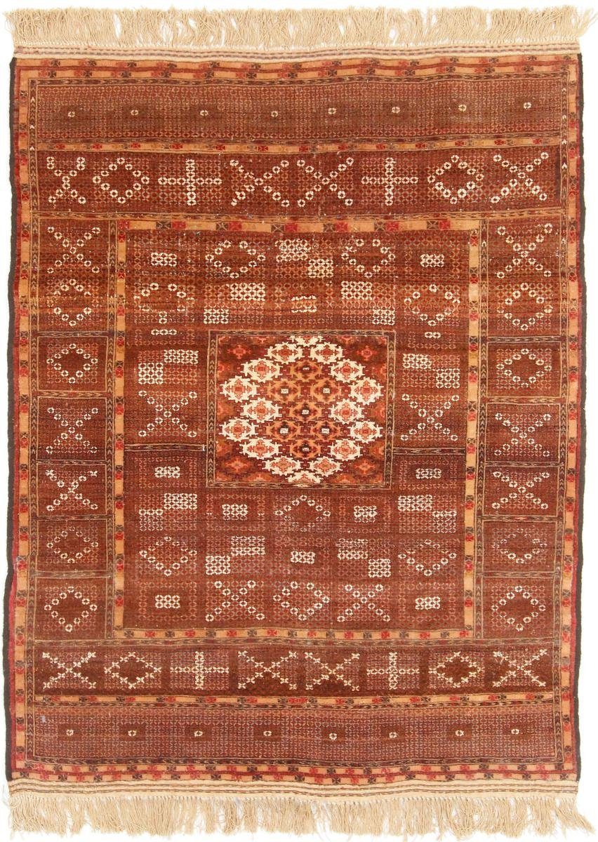 Orientteppich Afghan Mauri 80x125 Handgeknüpfter Orientteppich, Nain Trading, rechteckig, Höhe: 6 mm