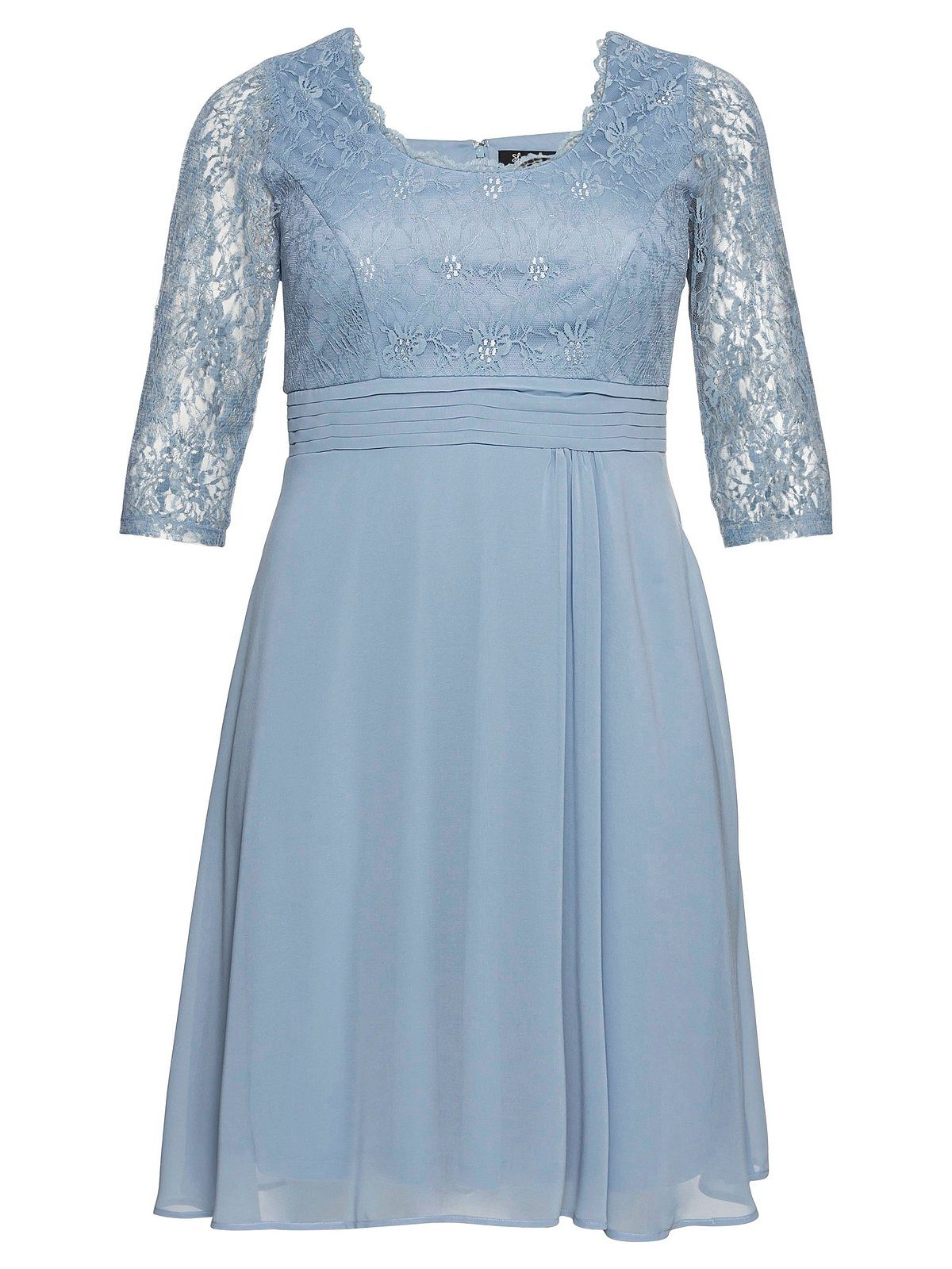 Damen Kleider Sheego Abendkleid Kleid mit leicht ausgestelltem Rock