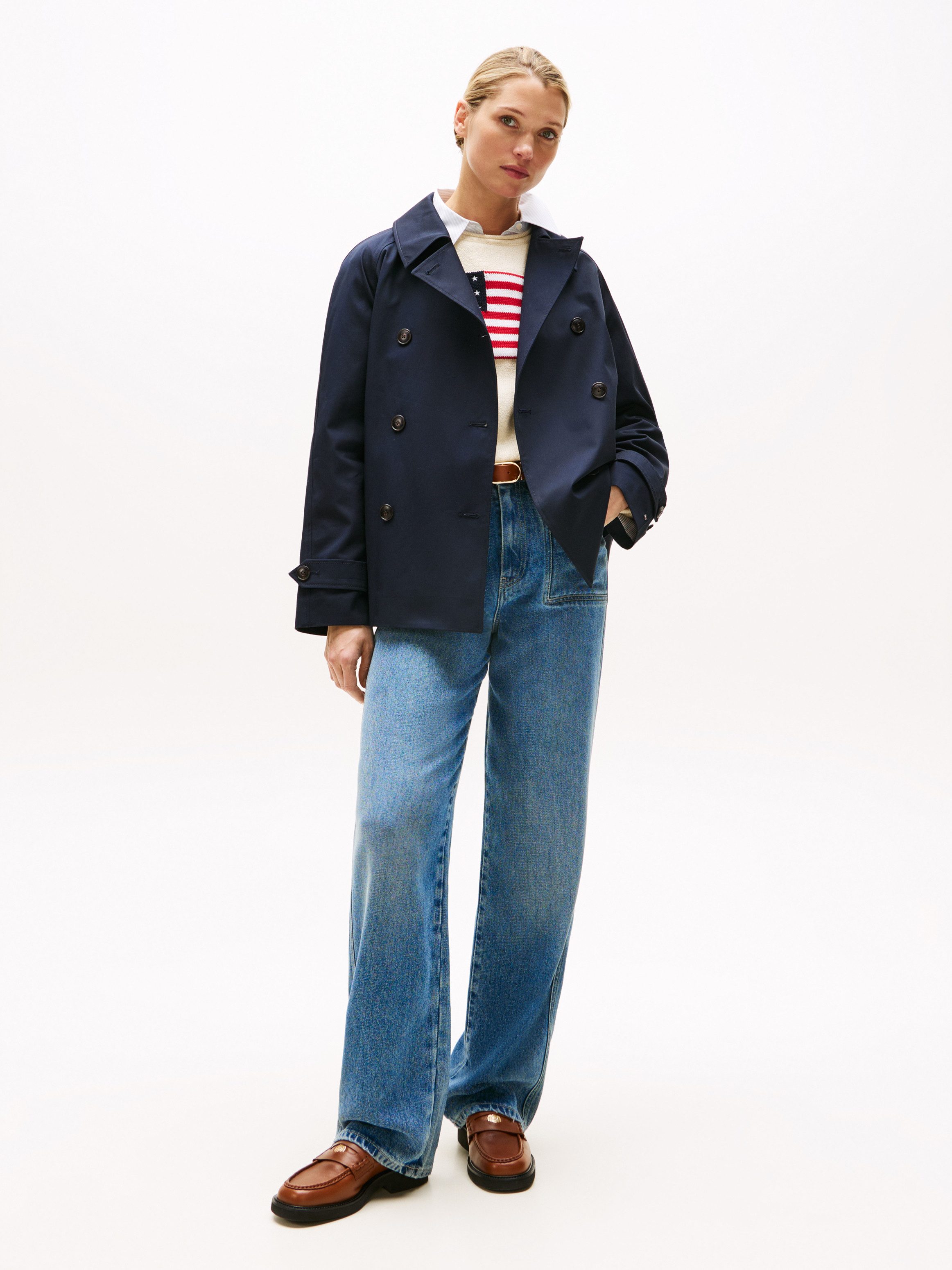 Tommy Hilfiger Trenchcoat COTTON REG SHORT günstig online kaufen