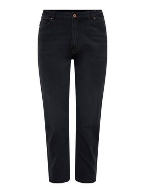 ONLY CARMAKOMA Skinny-fit-Jeans Mom Jeans Ankle High Waist Denim Plus Size Übergröße CARENEDA 4362 in Dunkelgrau