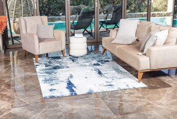 Teppich Abstract, Surya, rechteckig, Höhe: 11 mm, Modern Marmor Design, Wohnzimmerteppich, Schlafzimmer