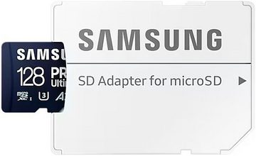 Samsung Pro Ultimate 128 GB Speicherkarte (128 GB, Video Speed Class 30 (V30)/UHS Speed Class 3 (U3), 200 MB/s Lesegeschwindigkeit)