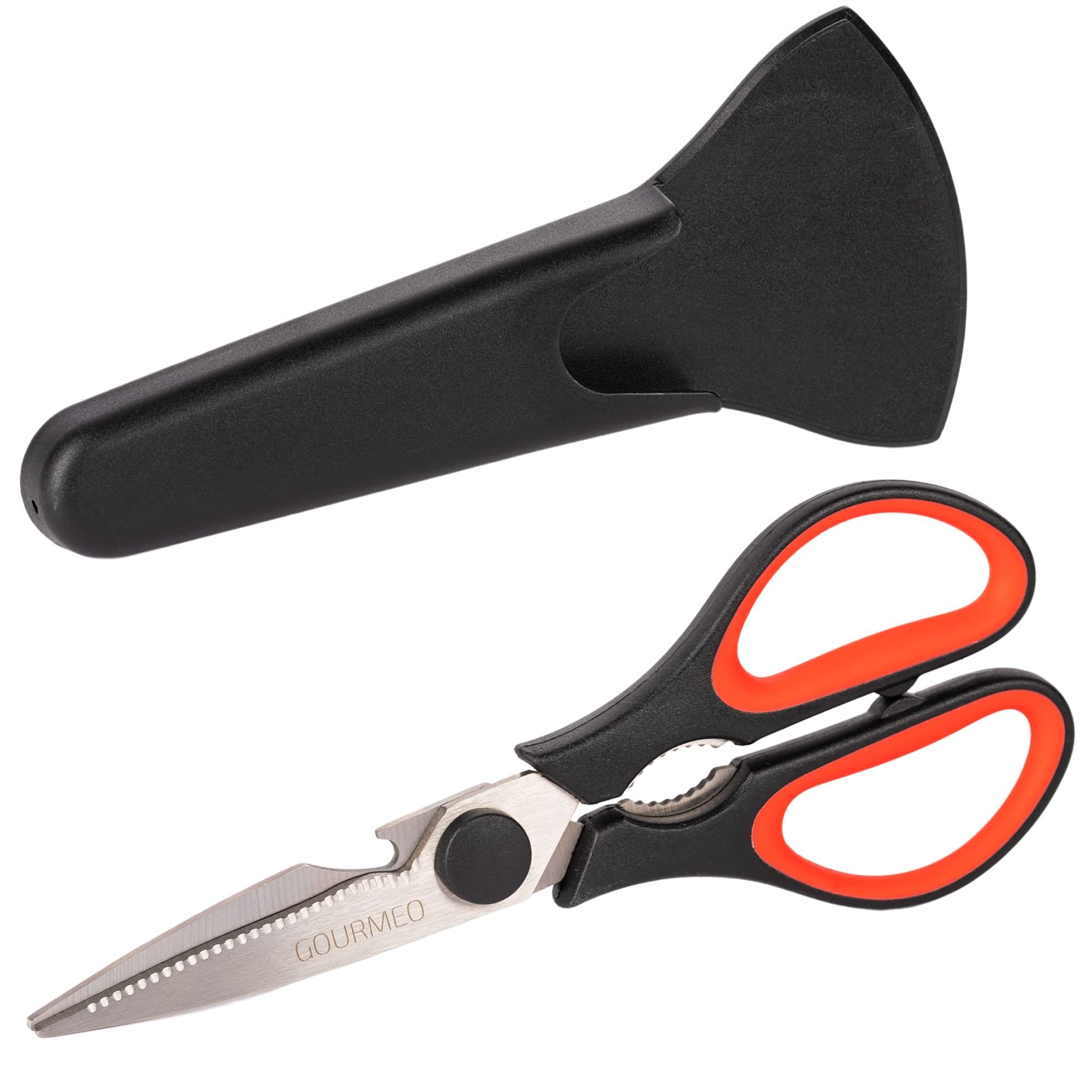 Geflügelschere Edelstahl Schere mit Magnet-Etui für den Haushalt