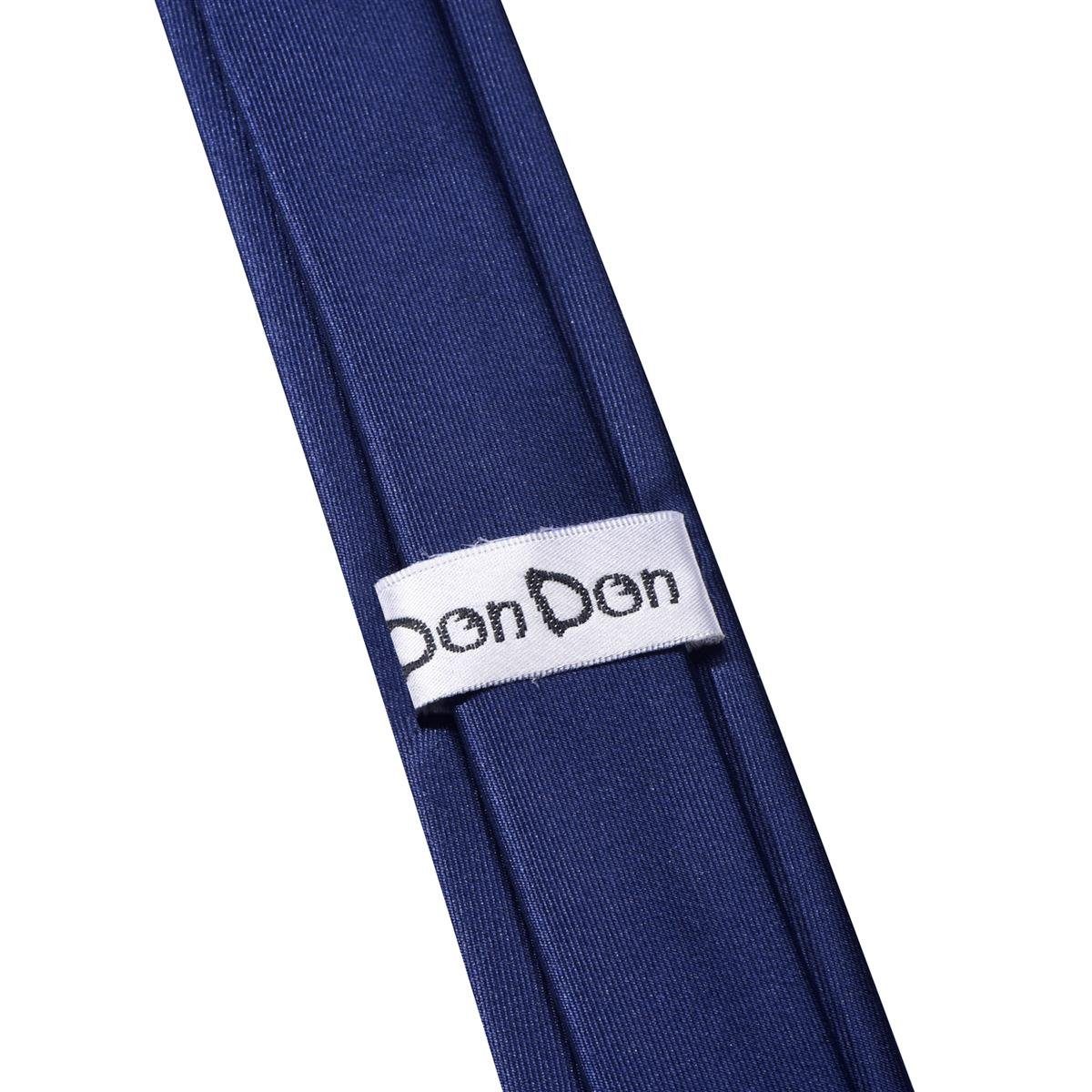 DonDon Krawatte schmale Krawatte 5 cm unifarben (Packung, 1-St., 1x Krawatte) matt, glänzend, gestreift, Seidenlook – Bild 4 von 5