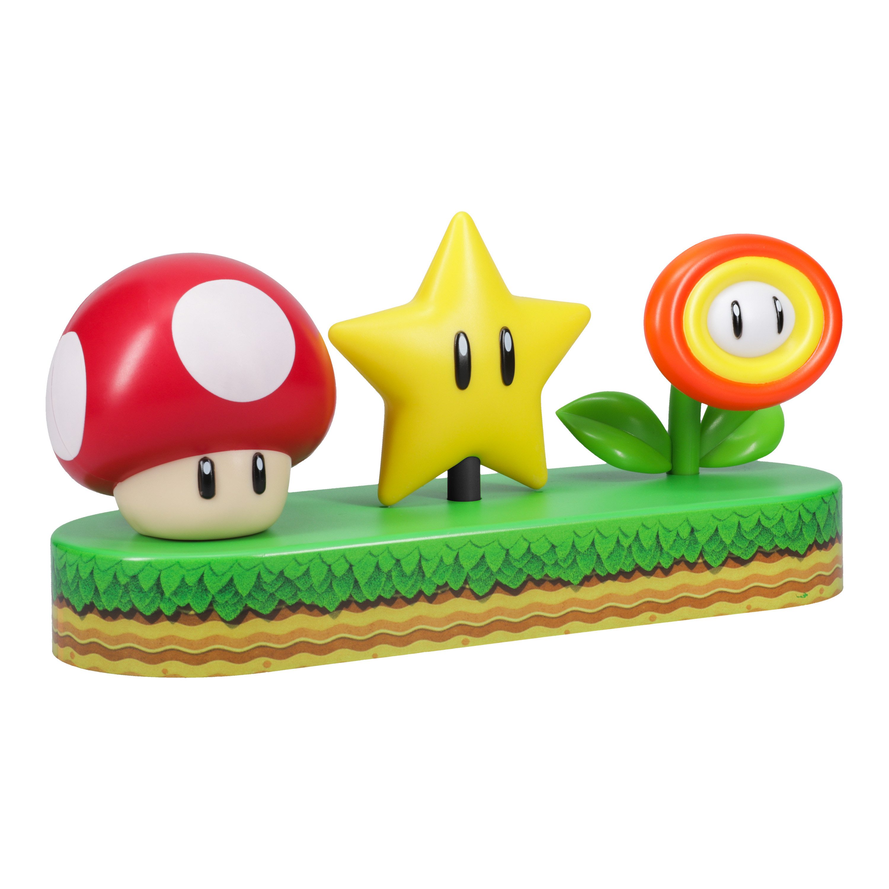 Paladone Dekolicht Super Mario Icon Light freistehend, LED fest integriert, Offiziell lizenziertes Merchandise