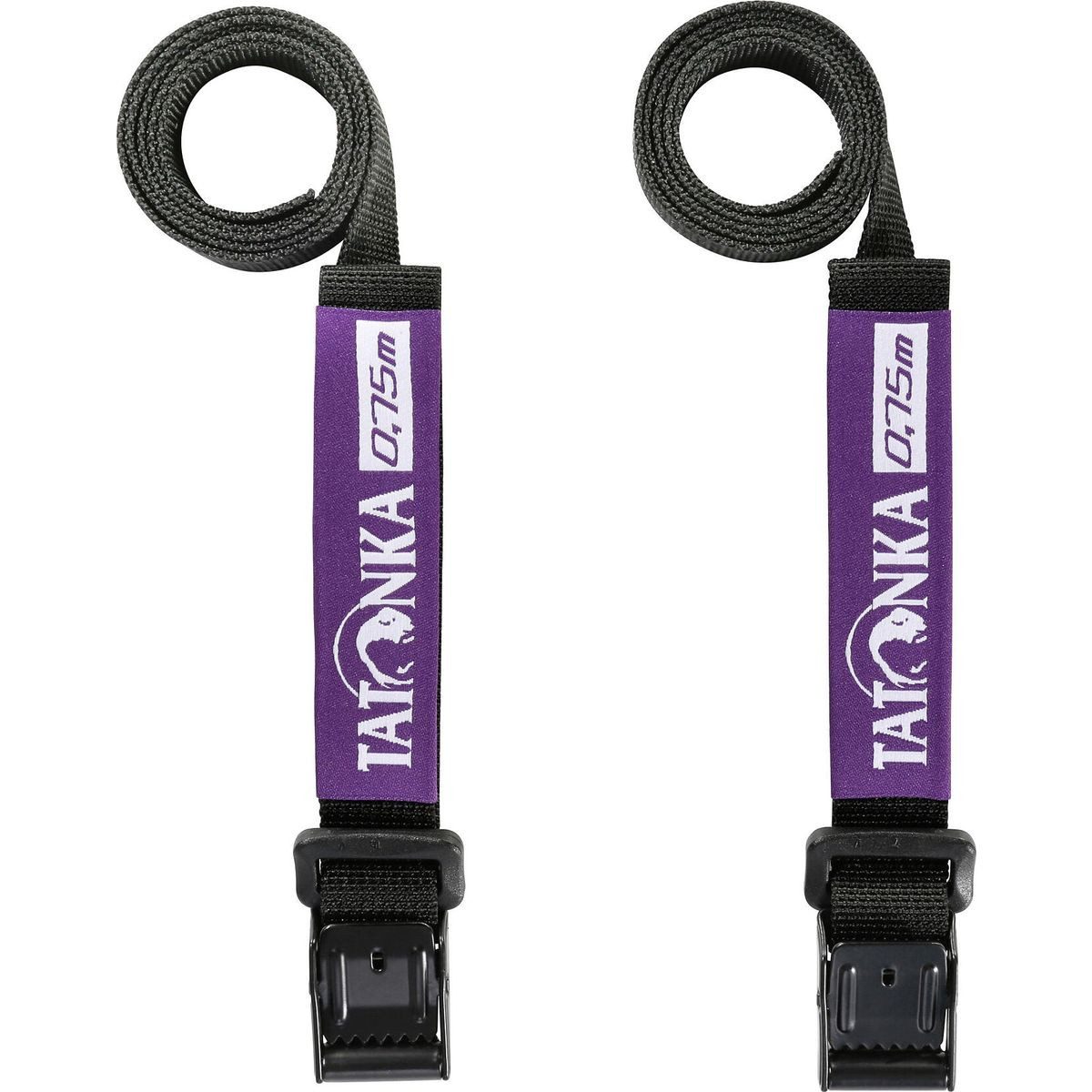 TATONKA® Packsack Easy Strap 18mm/0,75m Pair, Vielseitiger Packgurt mit Metall-Schnellverschluss, ideal für Reisen