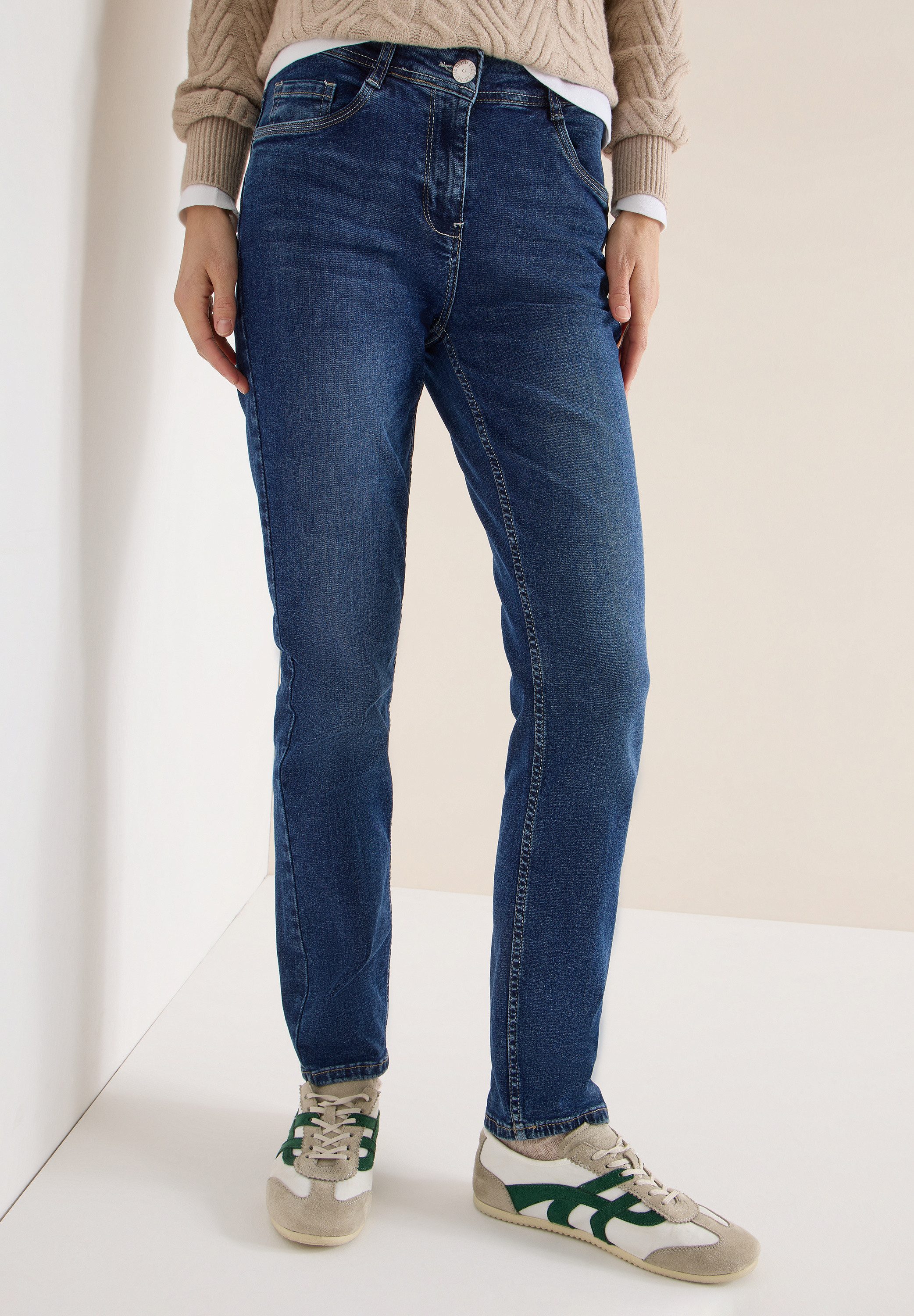 CECIL Slim-fit-Jeans Style Vicky mit Stretch