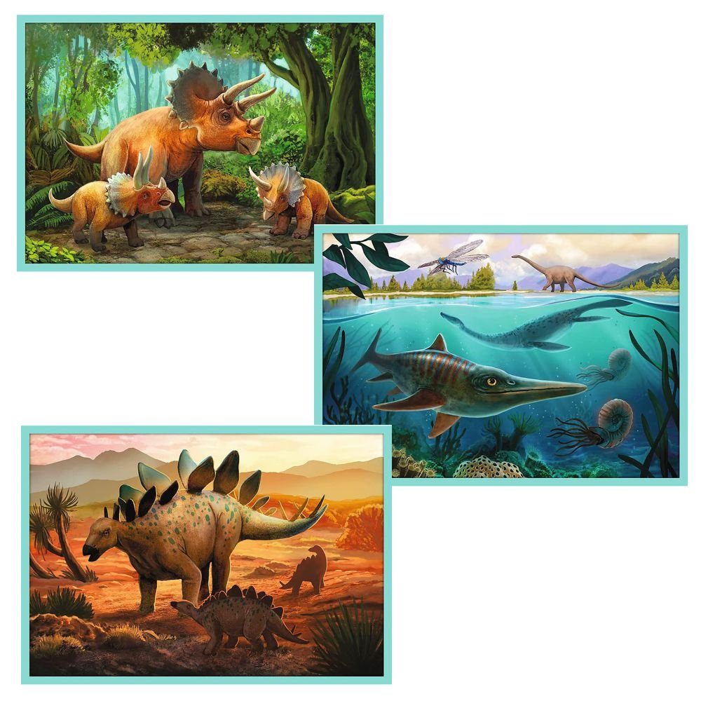 Trefl Puzzle Mega Puzzleteile Teile, und 10 Dinosaurier 48 20, 35 Puzzle 1 Puzzle in Box 48