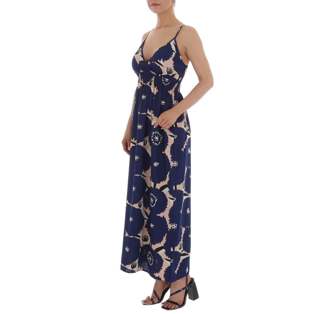 Ital-Design Sommerkleid Damen Freizeit Wickeloptik Geblümt günstig online kaufen
