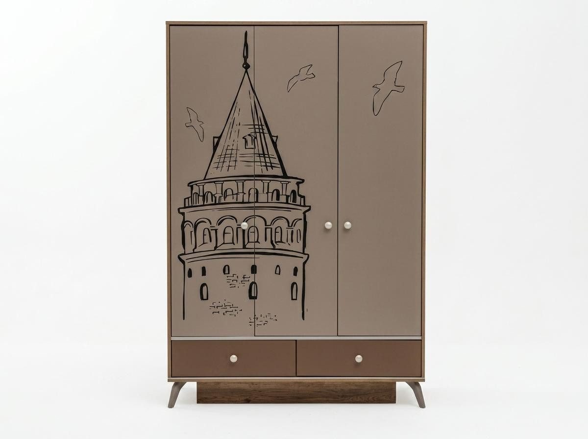 JVmoebel Kleiderschrank Modernes Kleiderschrank Schlafzimmer Jugendzimmer Schrank Holz Design (1-St., 1-tlg)