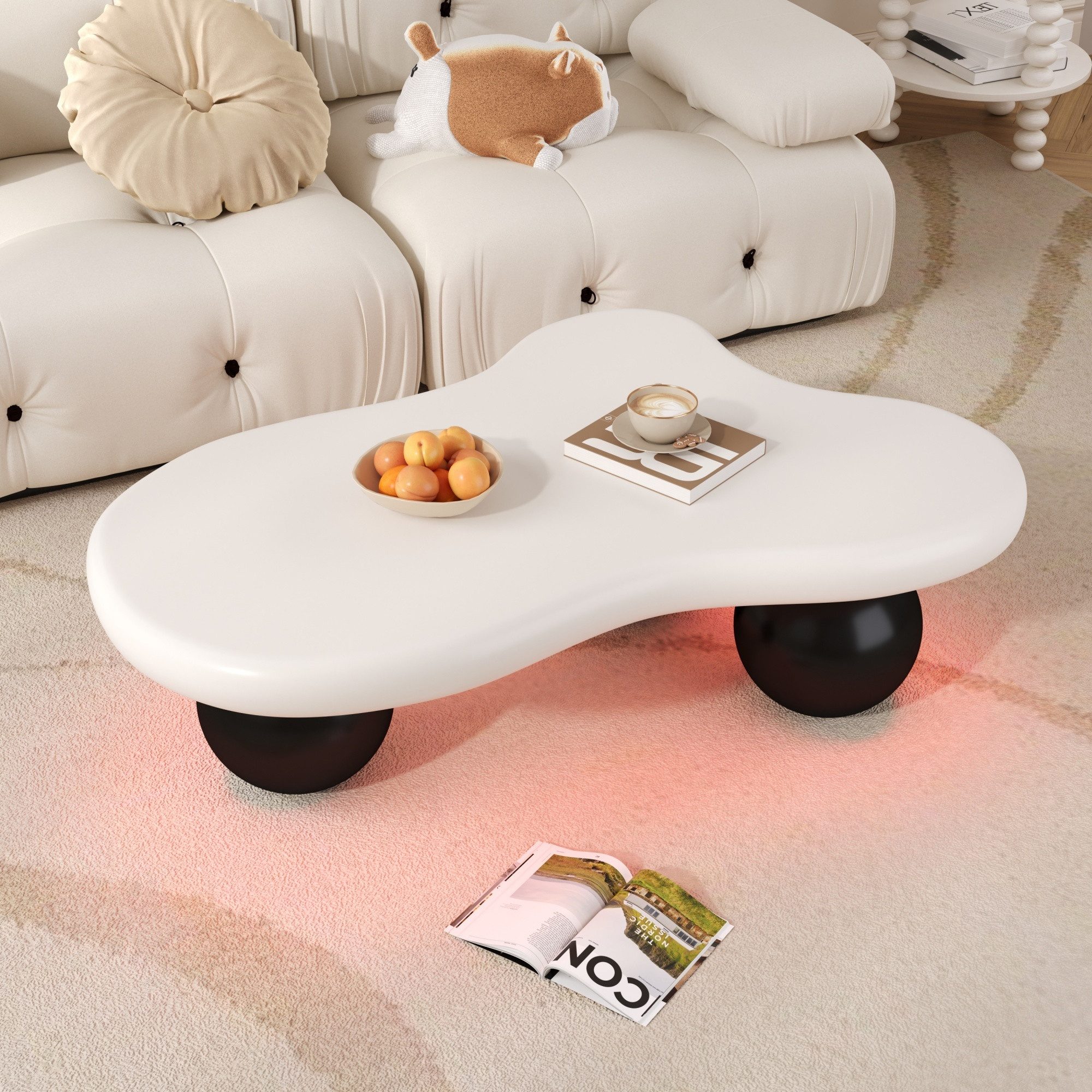 NMCXXO Couchtisch Moderner Couchtisch mit einzigartigem günstig online kaufen