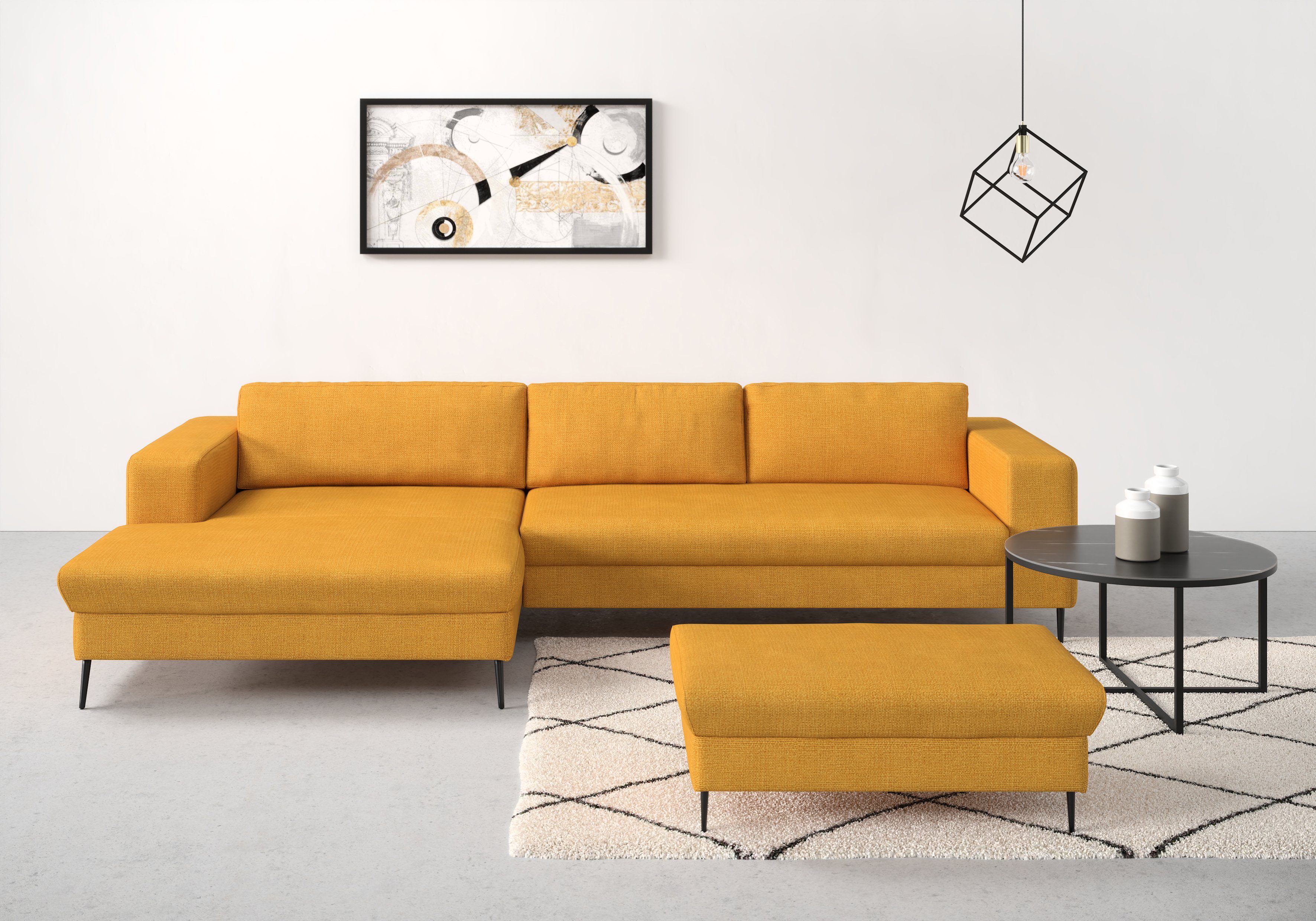 DOMO collection Ecksofa "Modica, zeitlos und elegant, L-Form", moderne Opti günstig online kaufen