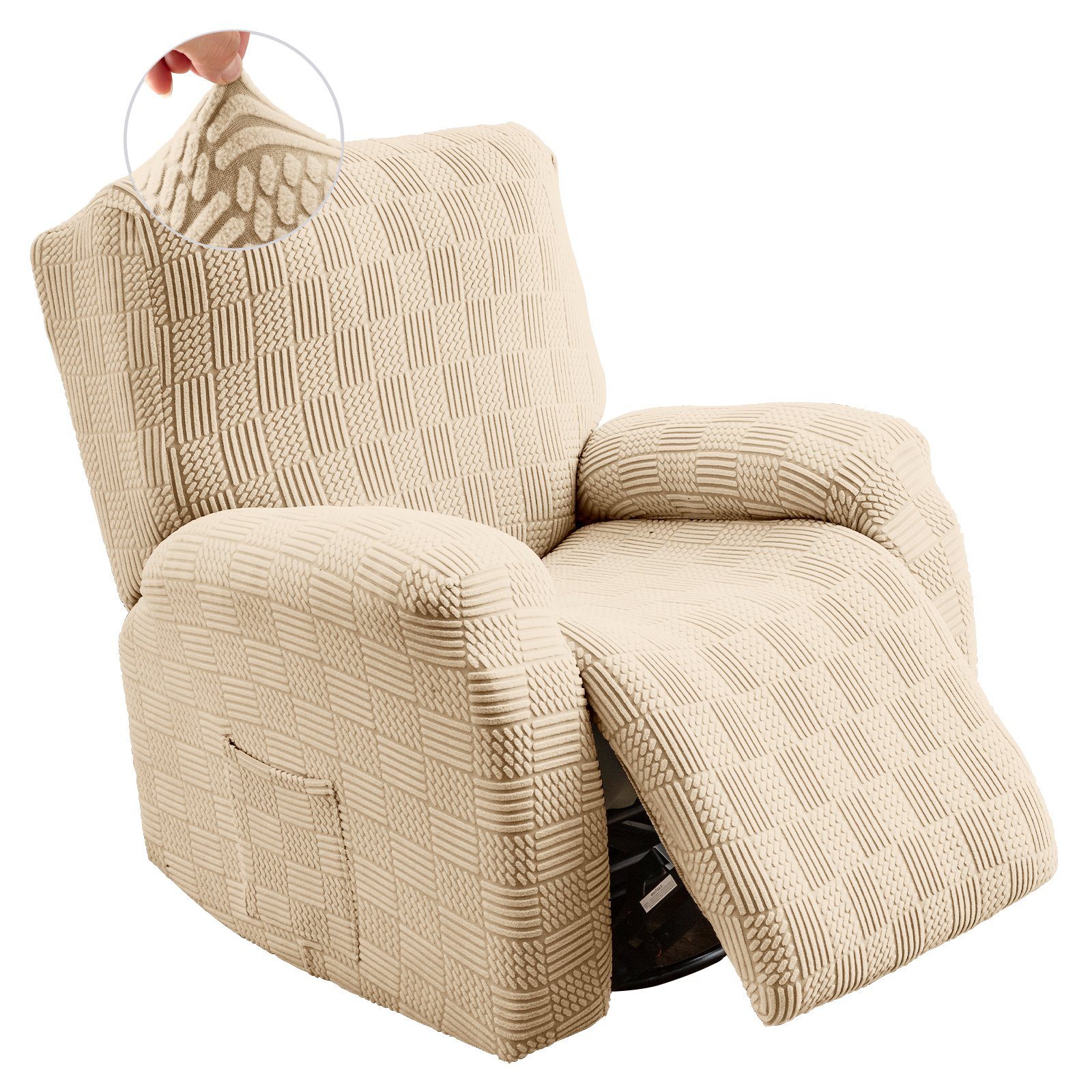 BTTO Sesselhusse Relaxsessel Sesselbezug 4 Teile,Relaxsesselhusse, günstig online kaufen