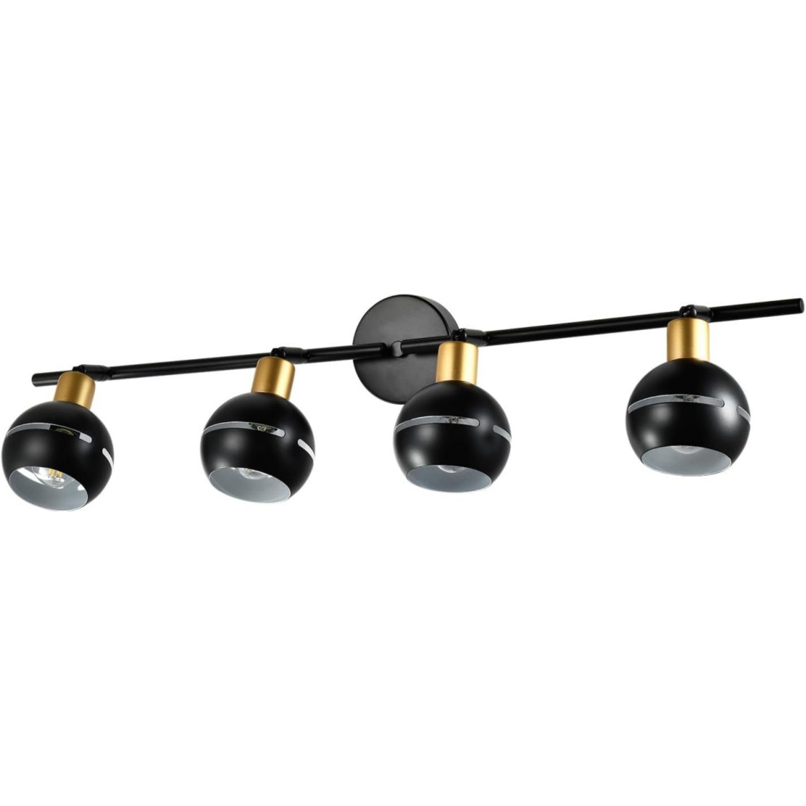 LQWELL Wandleuchte E27 Deckenlampe Drehbare Wandlampe, LED Deckenleuchte Strahler, Deckenstrahler, ohne Leuchtmittel, Wandspot im Retro-Industriestil, für Schlafzimmer Wohnzimmer Studio Bartheke Hotel Treppe Saal Keller