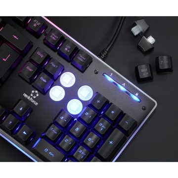 Renkforce kabelgebundene USB-Gaming-Tastatur Tastatur (Beleuchtet)
