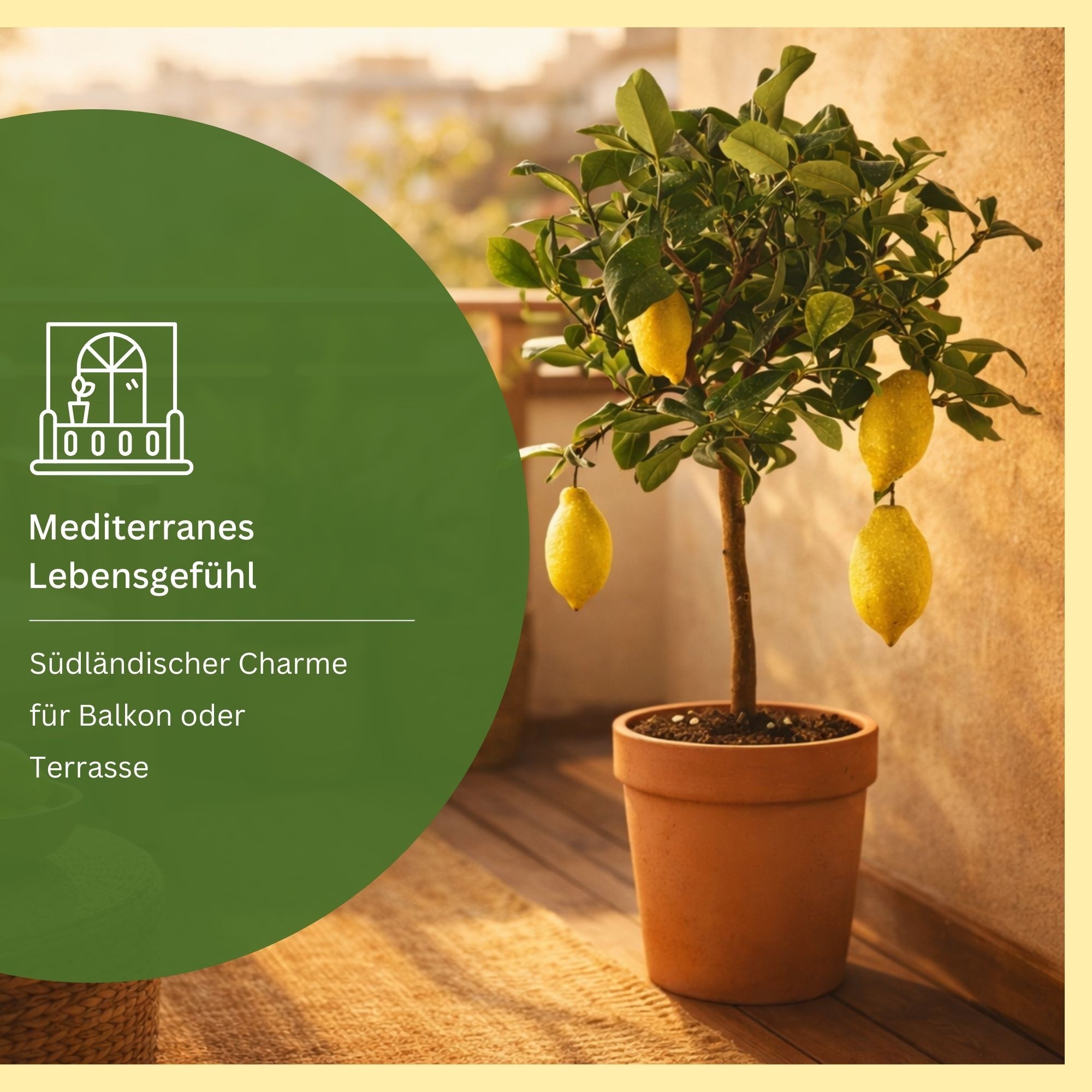 Meine Orangerie Zitronenbaum Amalfi - Sfusato Amalfitano, echte Amalfi Zitrone, professionell veredelter und fruchtreifer Zitrusbaum