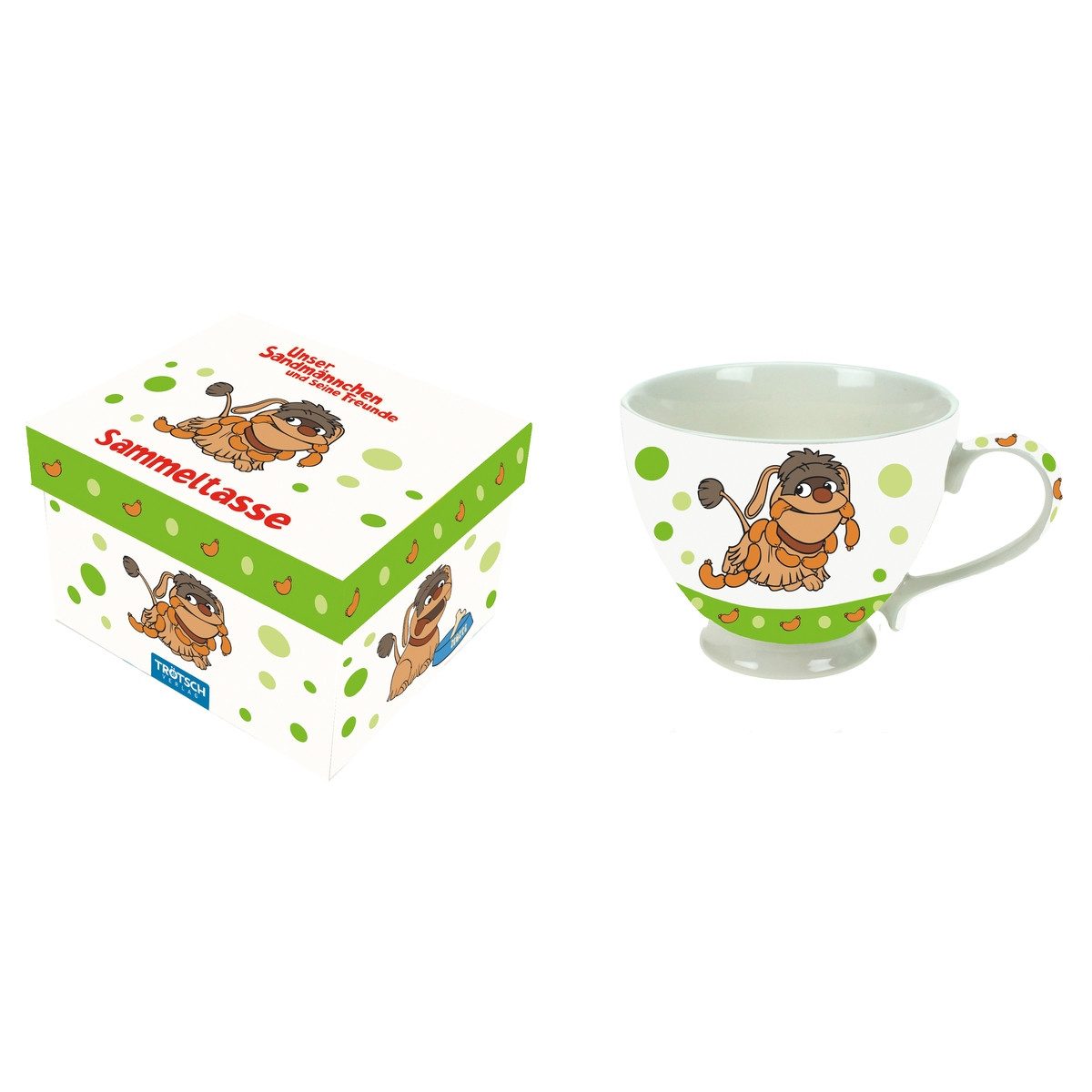 Trötsch Verlag Tasse TRÖTSCH Sammeltasse Moppi Würstchen Karton