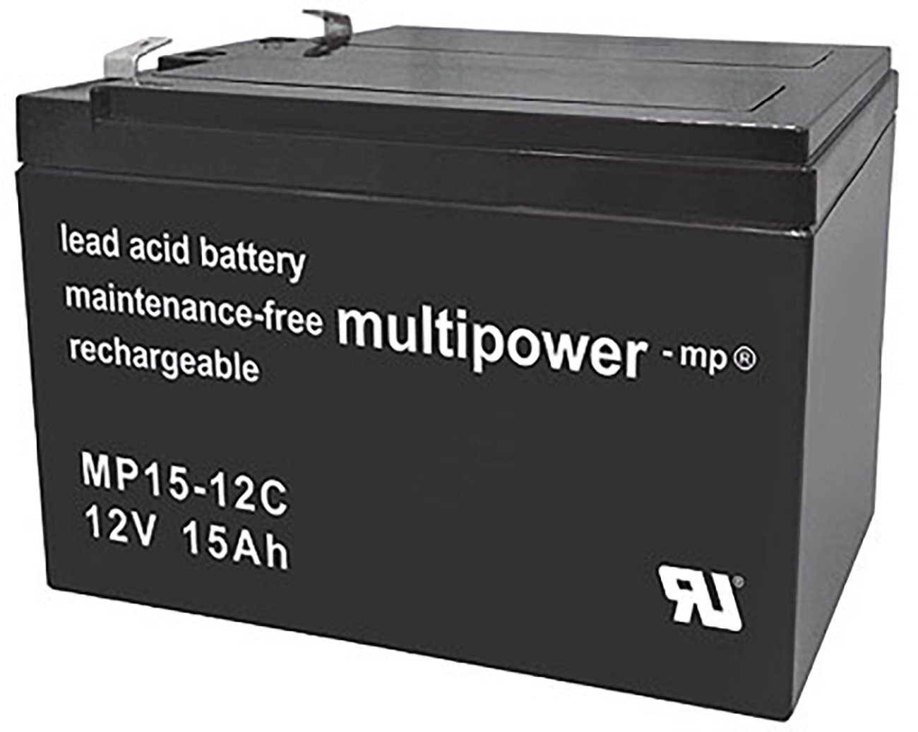 Multipower Bohrfutter Multipower Blei-Akku MP15-12C Pb 12V / 15Ah Zyklenfest