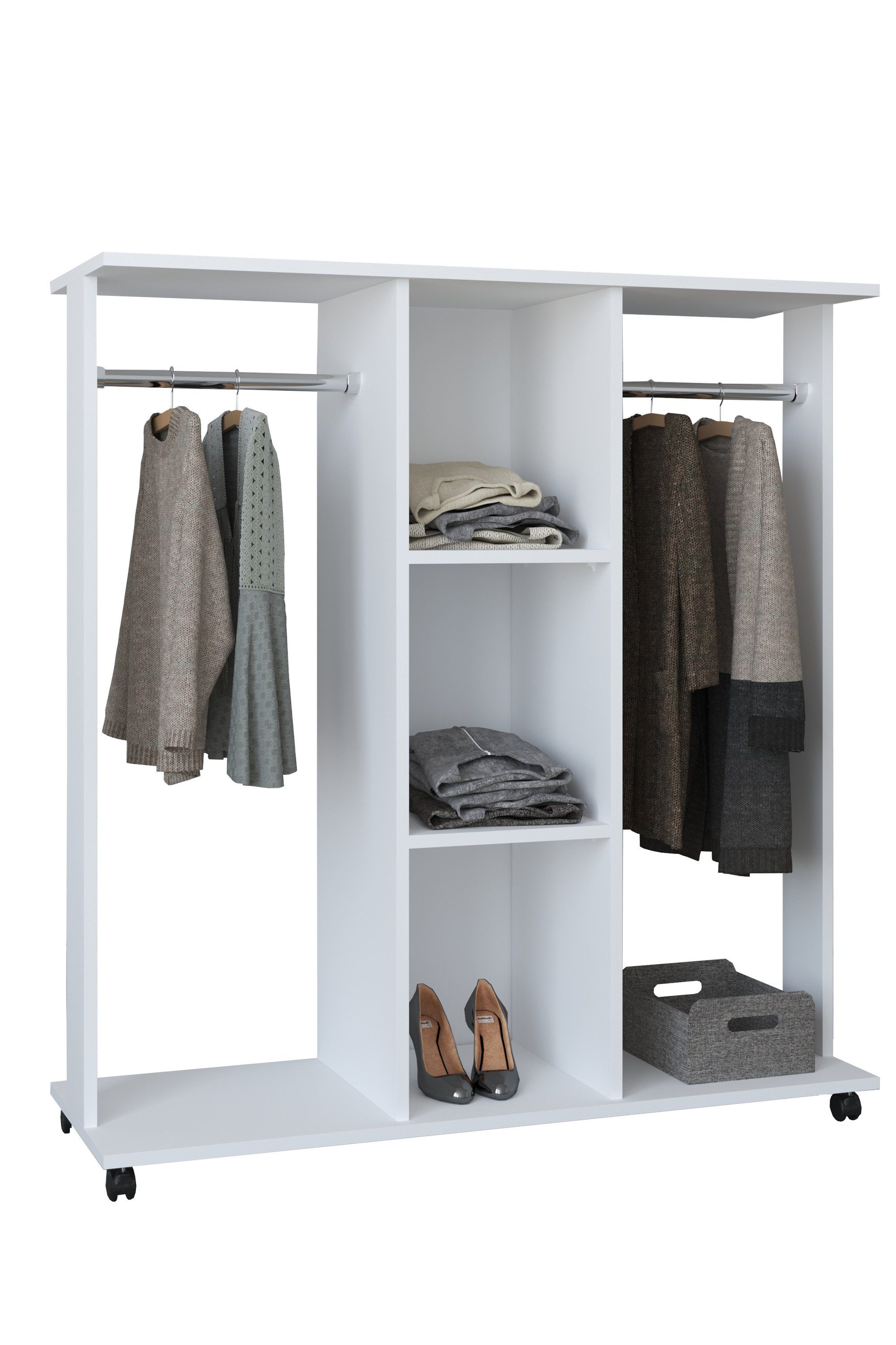 VCM Kleiderschrank Offener begehbarer Kleiderschrank Regal günstig online kaufen