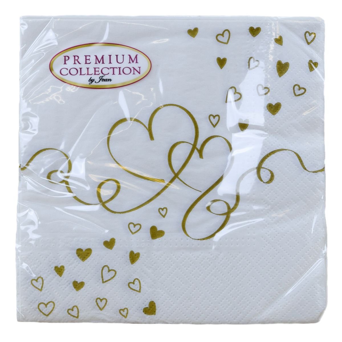 Jean Products Papierserviette Papierservietten 20 Stk. Papiertücher ca. 33 x 33 cm Servietten Papier, 3-lagig