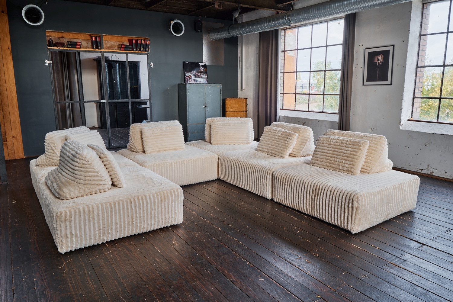 KAWOLA Sofa WIOLO SOFT, Modulsofa modulare Couch Weicher Breitcord verschie günstig online kaufen