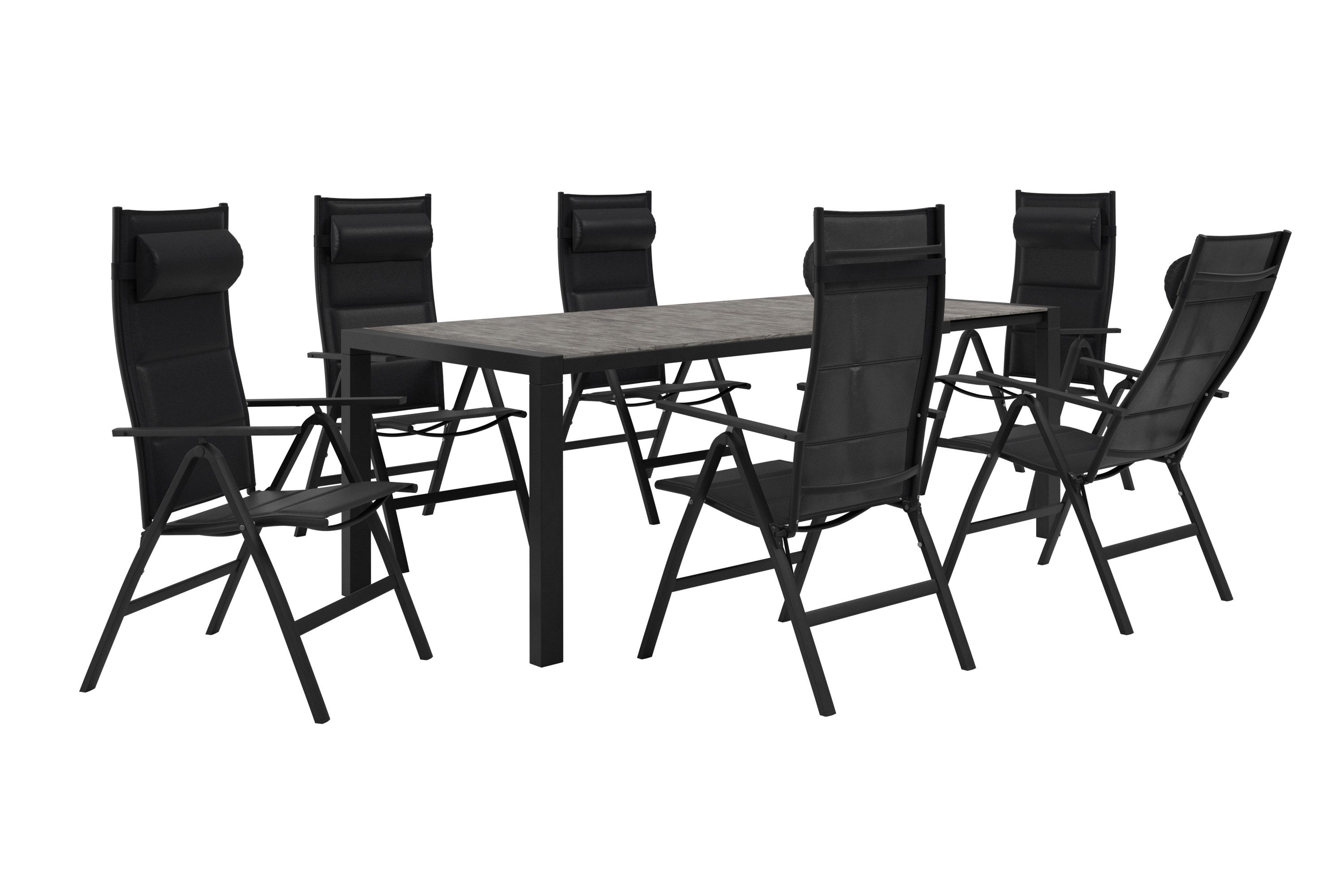 KONIFERA Garten-Essgruppe »Melbourne«, (Set, 7-tlg., 7-tlg. Tischgruppe), m günstig online kaufen