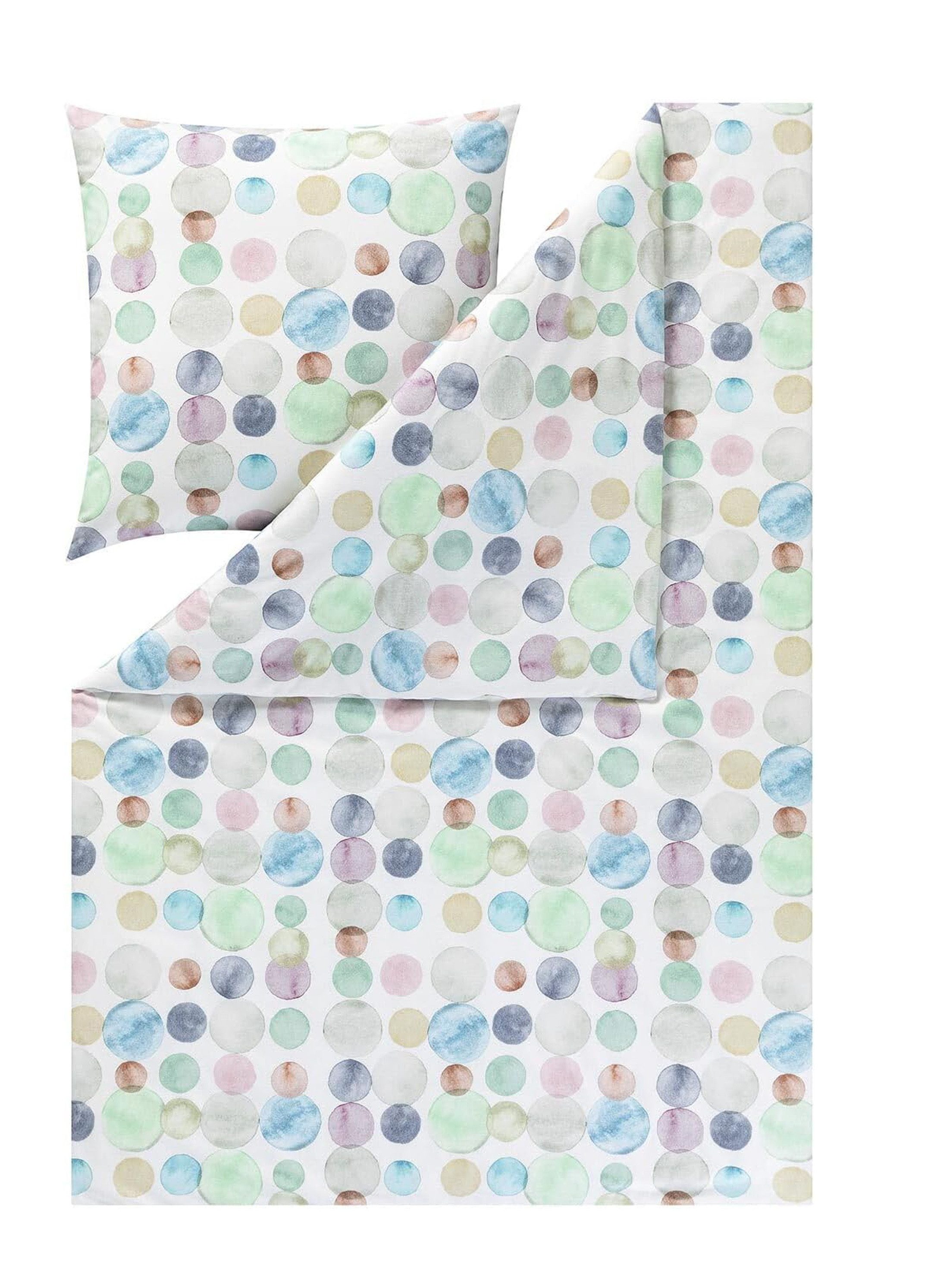 Estella Bettwäsche Estella Kuschel-Flanell Bettwäsche Color Dots 135x200 80 günstig online kaufen