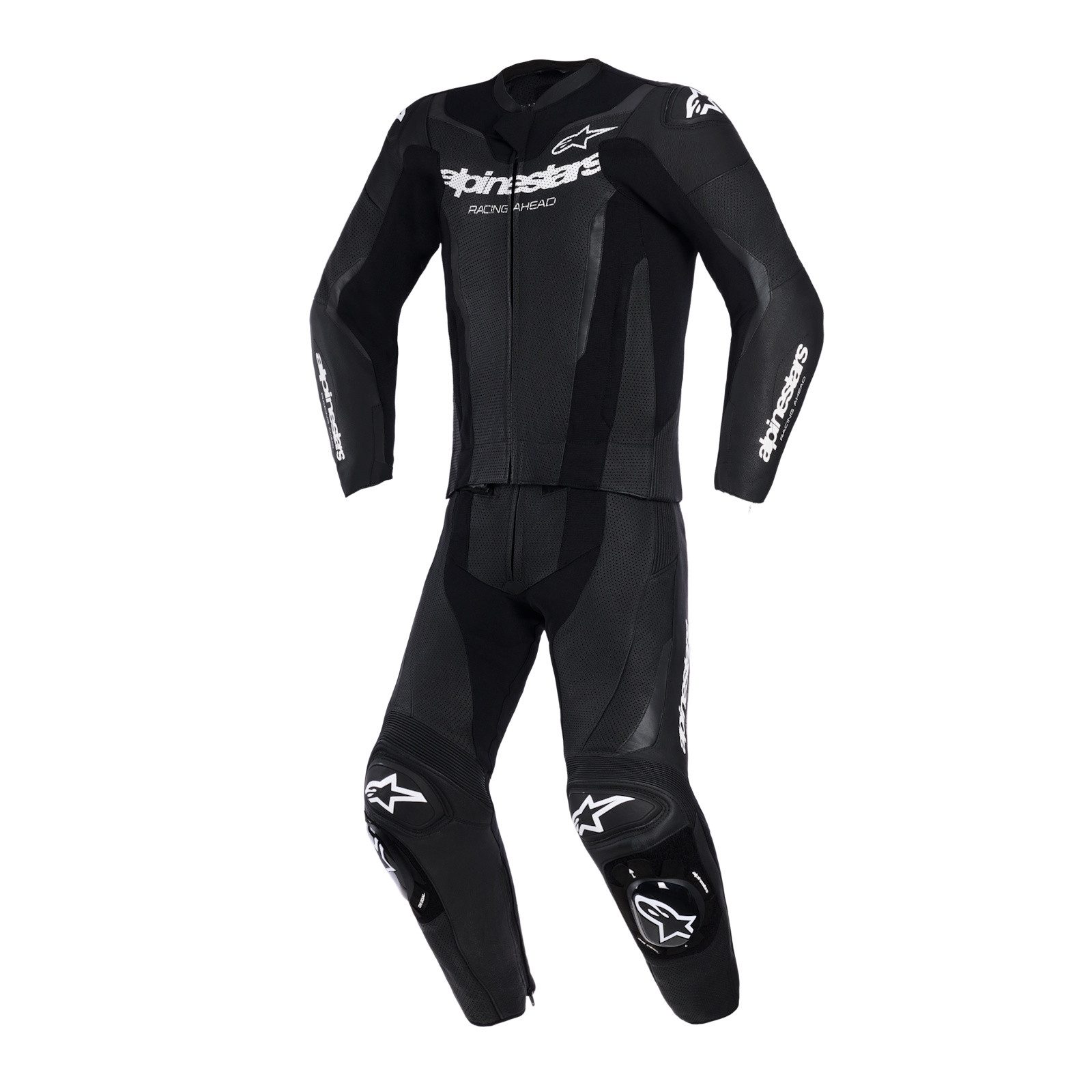 Alpinestars Motorradkombi Alpinestars GP Force V2 2-tlg. Lederkombi Schwarz