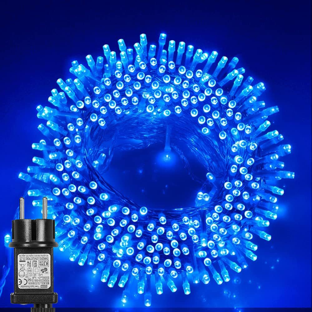 LMaxhome LED-Lichterkette Weihnachtsbeleuchtung Lichterkette Weihnachtsdeko für Party Garten, 300-flammig, mit 8 Modi, Timer, Speicherfunktion, Stecker, 20M/30M/50M/100M