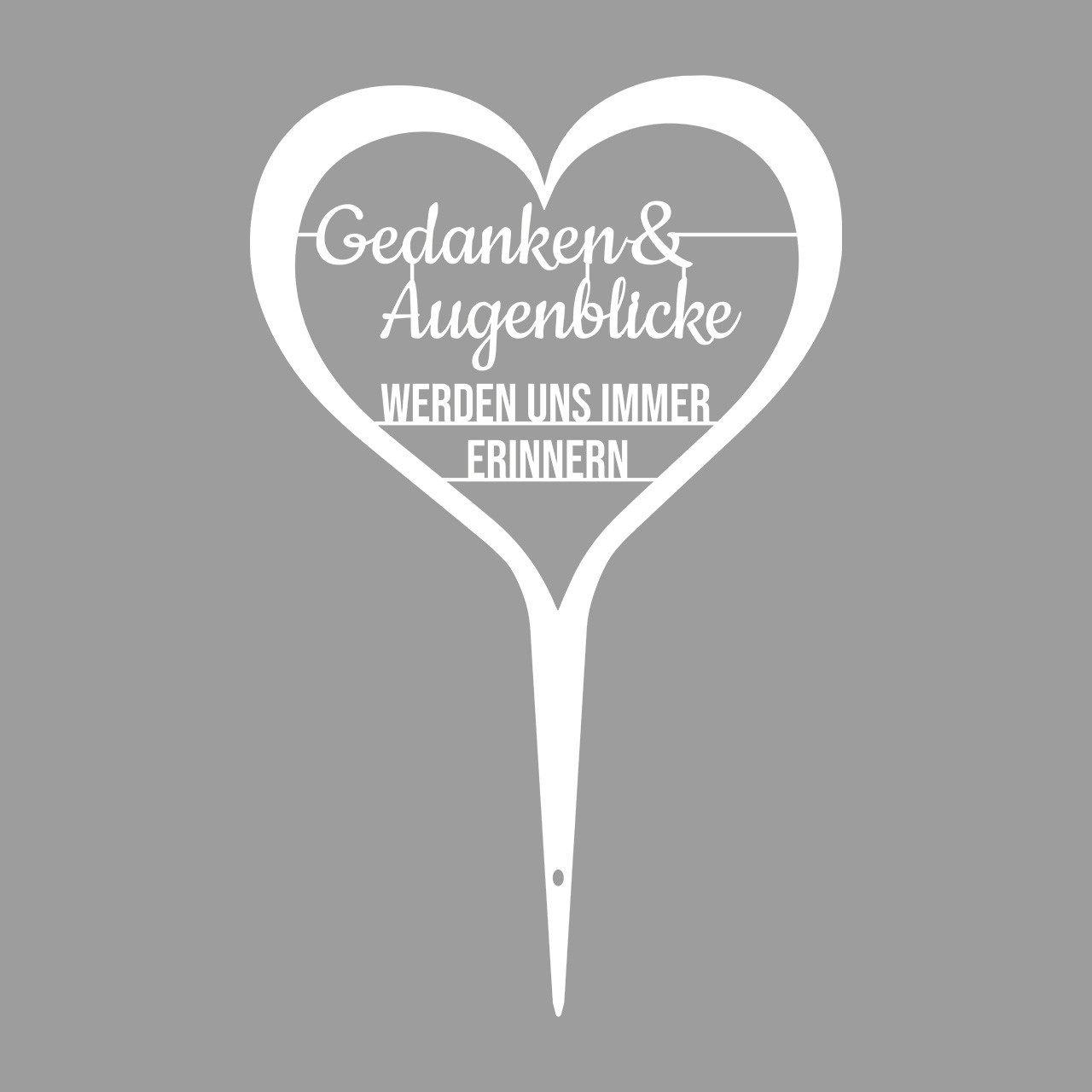 Deko-Schriftzug Grabstecker Trauerschmuck Grabgesteck Grabschmuck Grabdeko