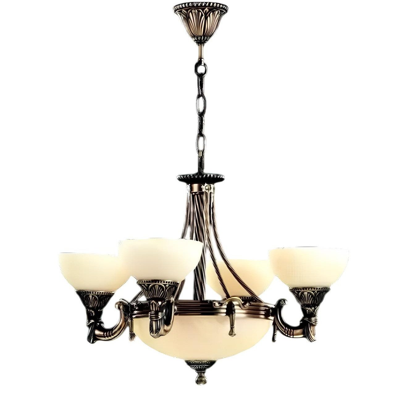 JVmoebel Люстры Deckenleuchter Modern Люстры Deckenlampe Beige Glas Lampe Sofort, Made in Europa