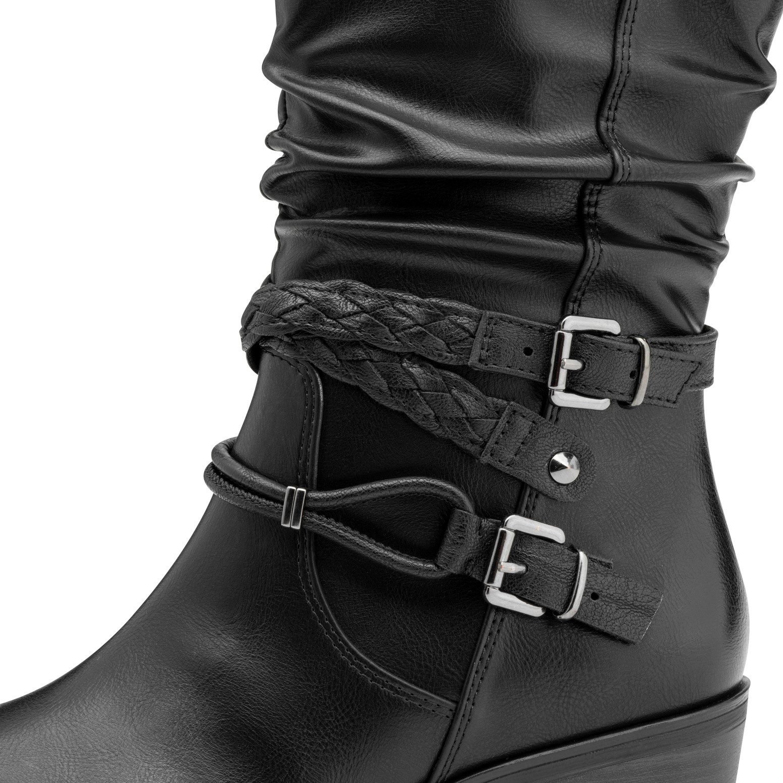 MARCO TOZZI Cowboy Stiefelette, Blockabsatz, Kurzstiefel, günstig online kaufen