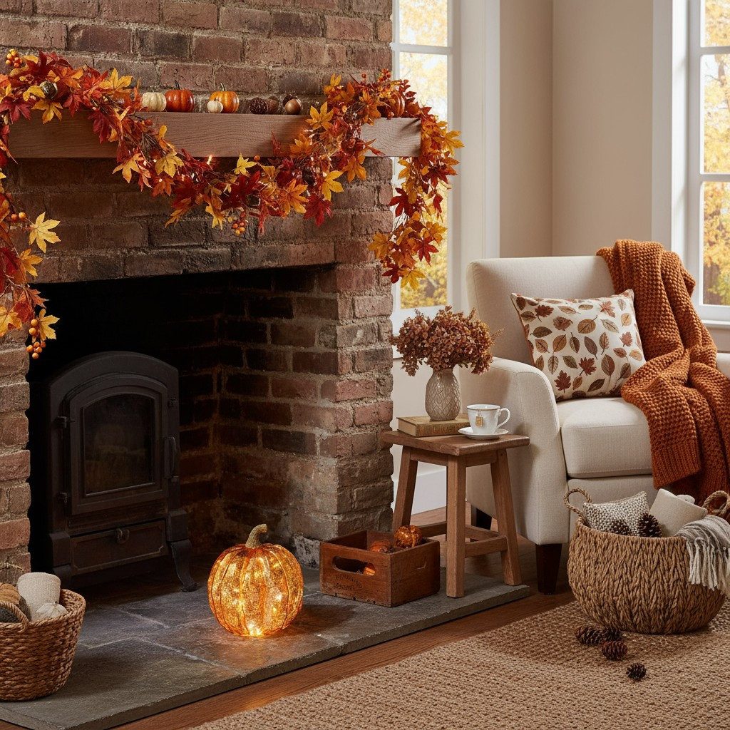 Smart Garden Weihnachtsszene Roségoldene Kürbis-Laterne mit LED-Beleuchtung günstig online kaufen