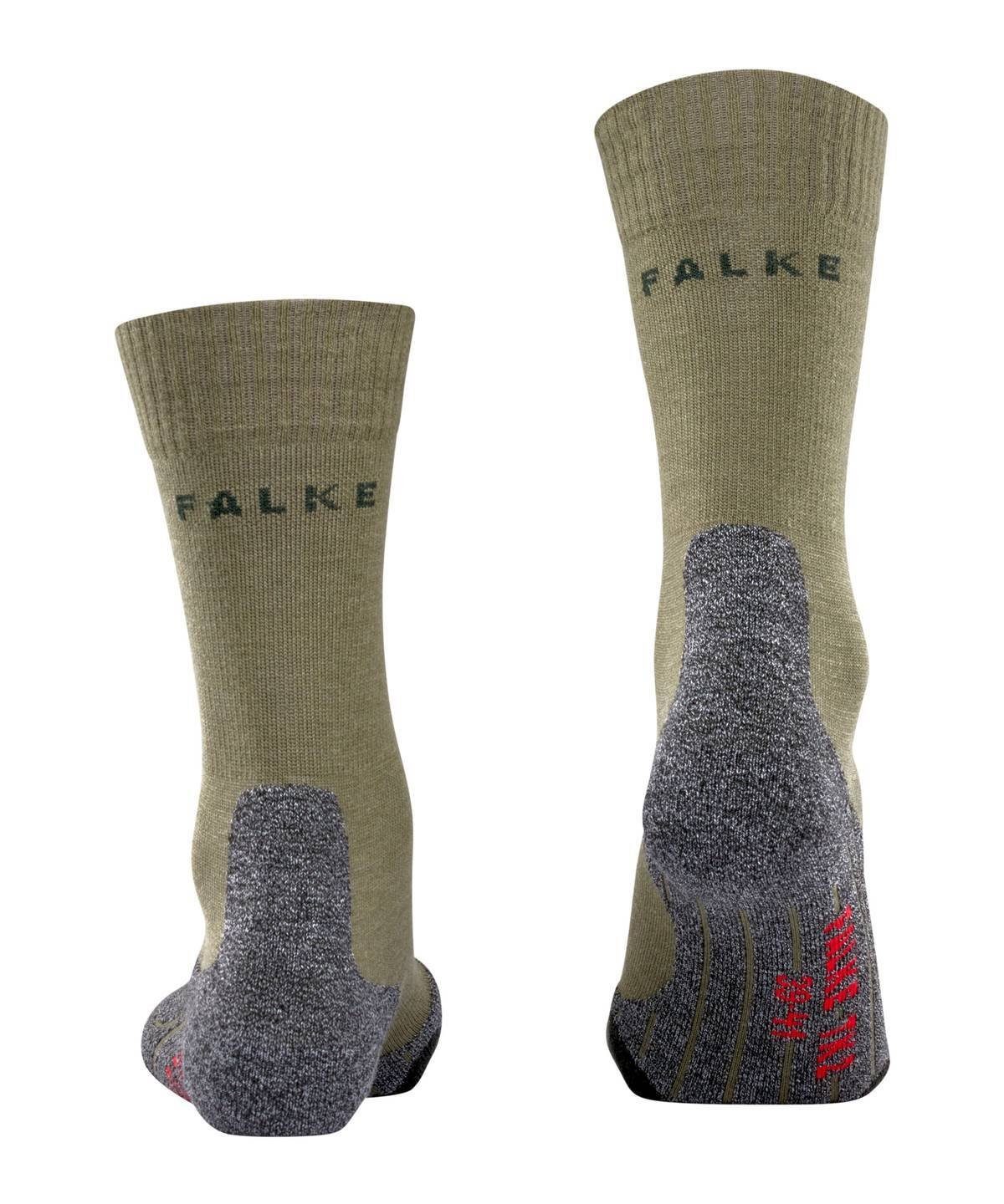 Herren Sportsocken Polsterung TK2, - FALKE Trekking Socken Socken Olivgrün