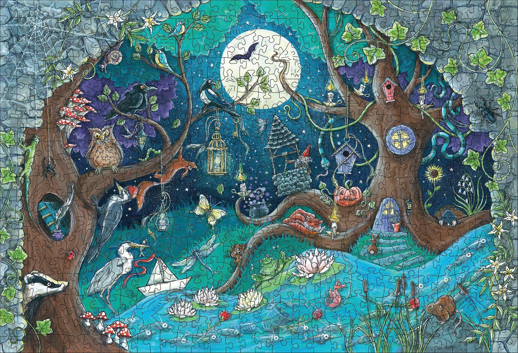 Ravensburger Puzzle Wooden, Fantasy Forest, 500 günstig online kaufen