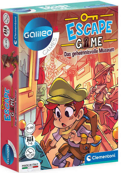 Clementoni® Spiel, Detektivspiel »Galileo, Escape Game Das geheimnisvolle Museum«, Made in Europe, FSC® - schützt Wald - weltweit