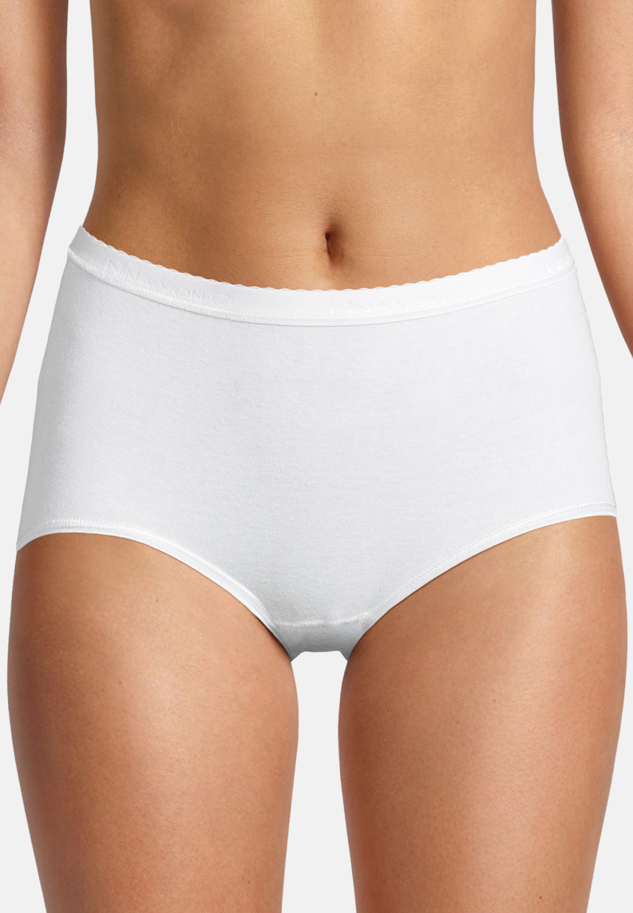 Nina Von C. Taillenslip 6er Pack Slipboutique (Spar-Set, 6-St) Taillen Slip - Baumwolle - Atmungsaktiv
