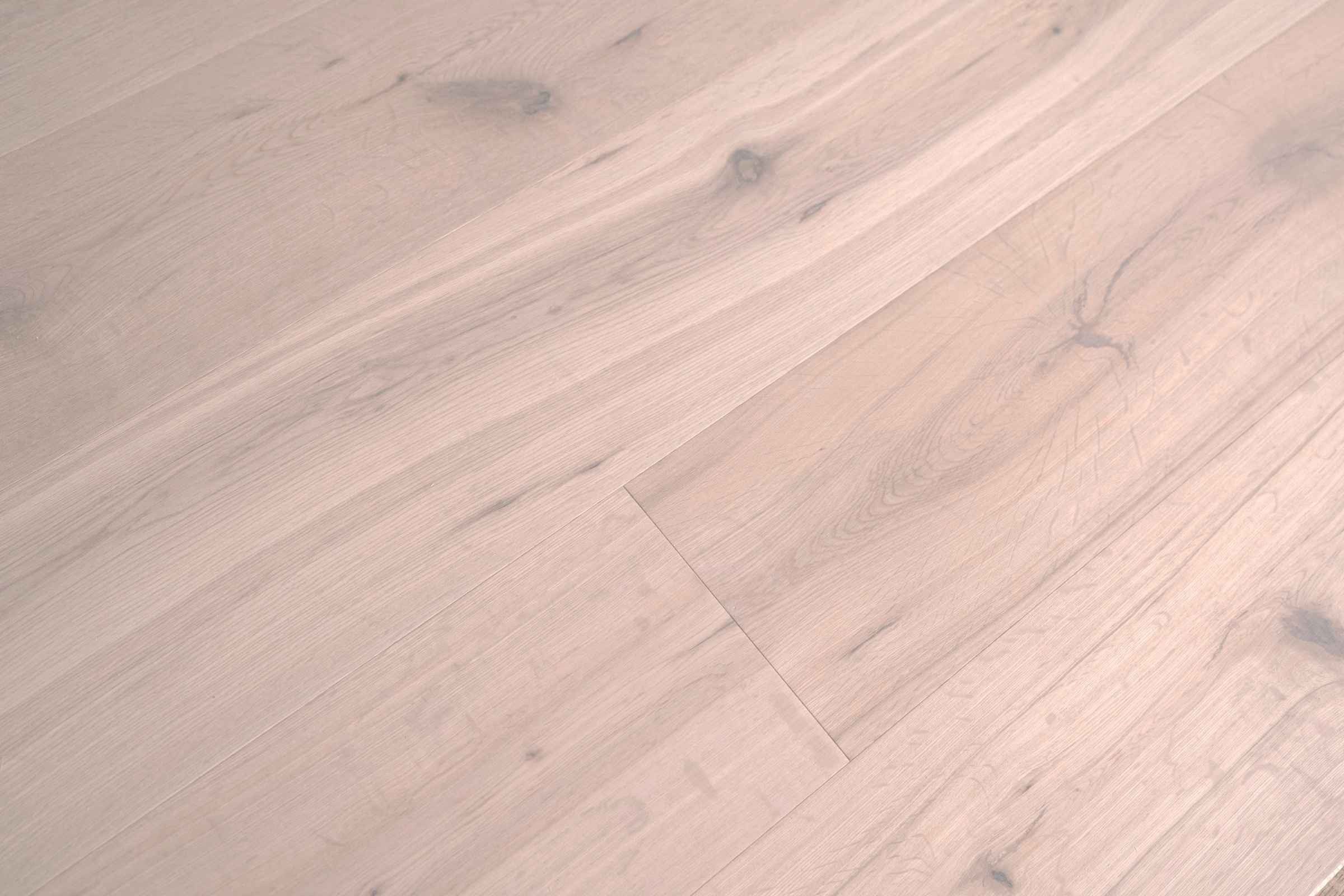 DielenDealer Parkett Musterstück Fertigparkett Eiche Hollywood, weiß geölt (ca. 19 × 28 cm), 3mm Eichen Nutzschicht