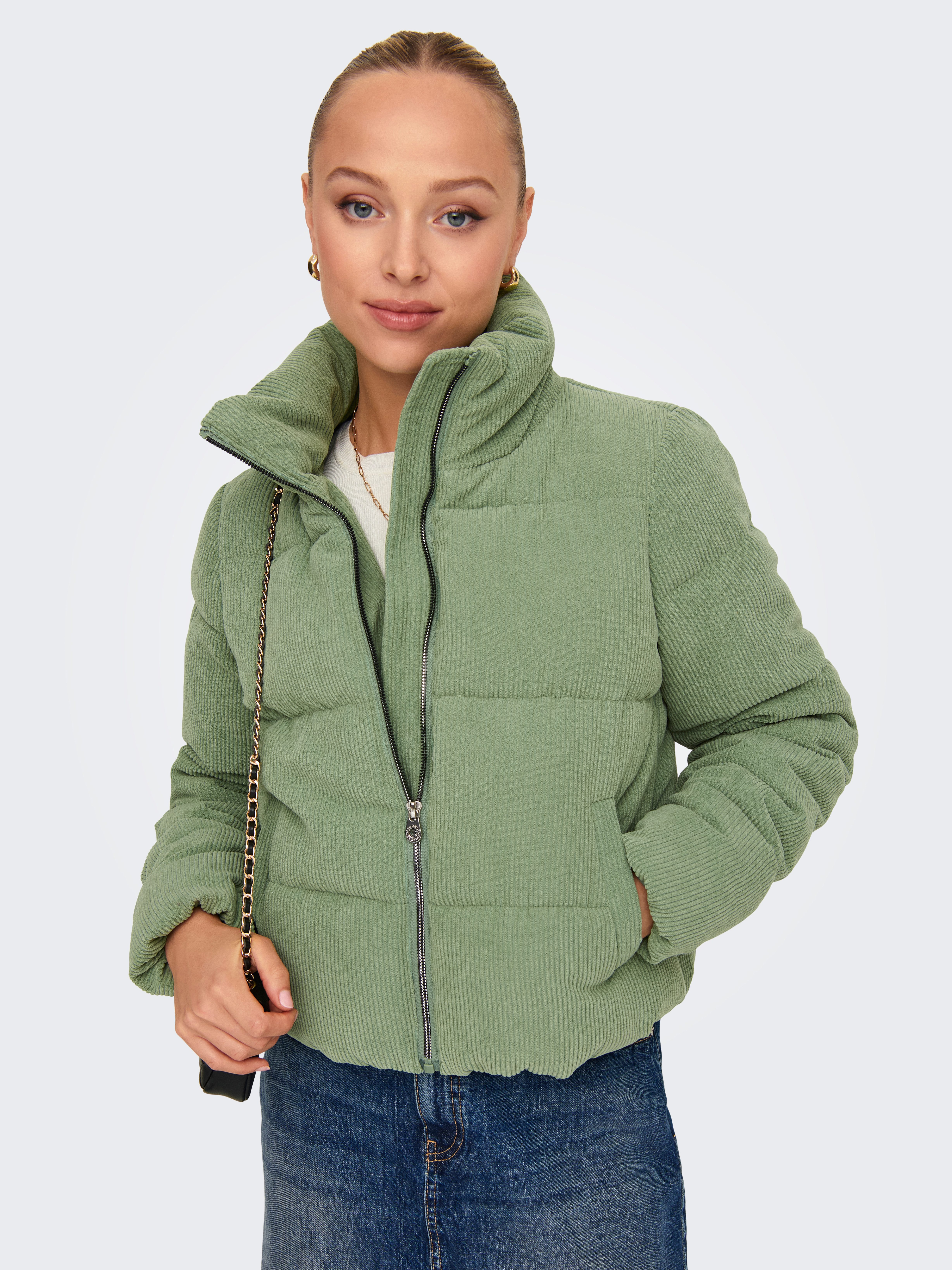 ONLY Cordjacke ONLNEWDOLLY CORDUROY PUFFER OTW NOOS Cord, Seitentaschen