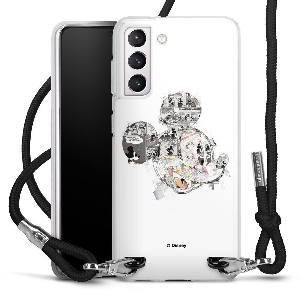 DeinDesign Handyhülle Mickey Mouse Offizielles Lizenzprodukt Disney Mickey  Mouse - Collage, Samsung Galaxy S21 5G Handykette Hülle mit Band Case zum  Umhängen