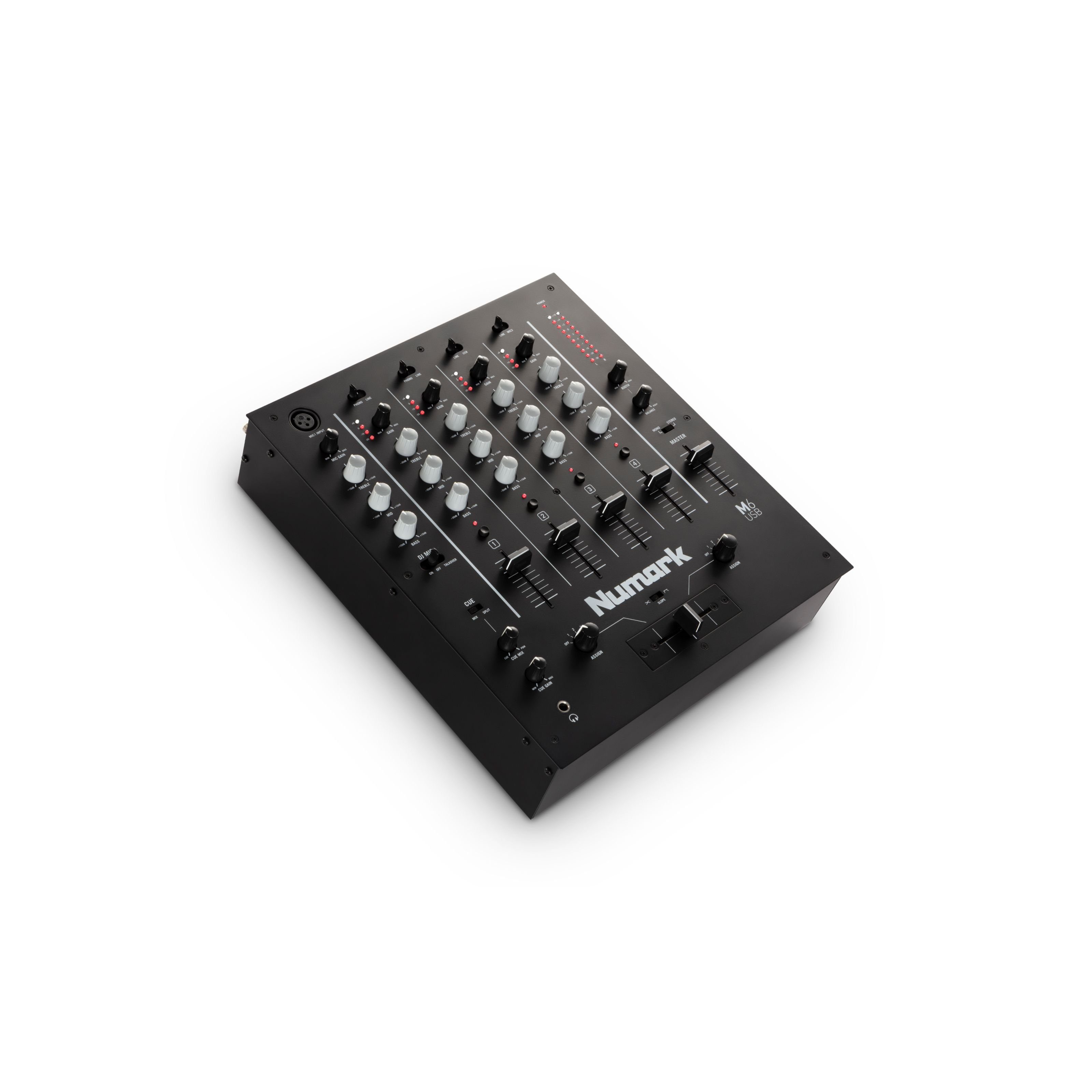 Numark Mischpult, (M6 USB Black, DJ-Mixer, DJ-Clubmixer), M6 USB Black - DJ Clubmixer