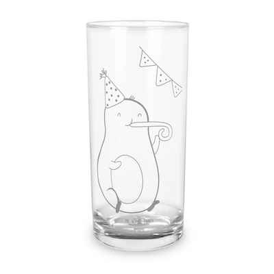 Mr. & Mrs. Panda Glas 400 ml Avocado Geburtstag - Transparent - Geschenk, Glas, Feier, Trin, Premium Glas, Exklusive Gravur