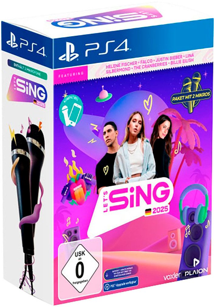 Let's Sing 2025 German Version PlayStation 4