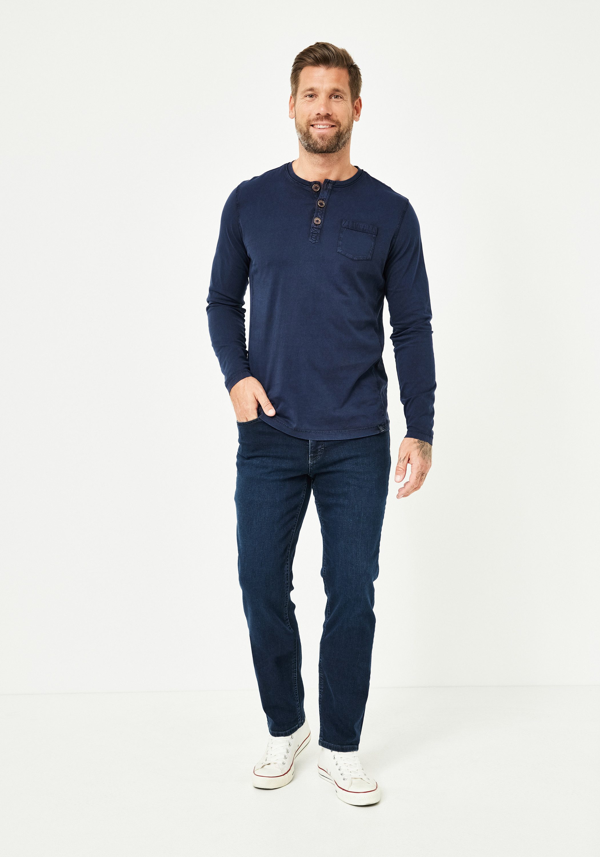 Paddock's Slim-fit-Jeans PIPE Slim Fit Jeans mit Komfort und Stretch – Bild 4 von 5