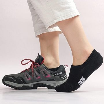 GelldG Sneakersocken Sneaker Socken Damen Gepolsterte Füsslinge Füßlinge