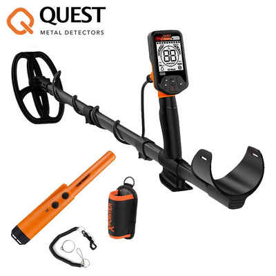Quest Metalldetektor »Quest Q20 Metalldetektor (Blade Spule) + Gratis Quest XPointer Orange«