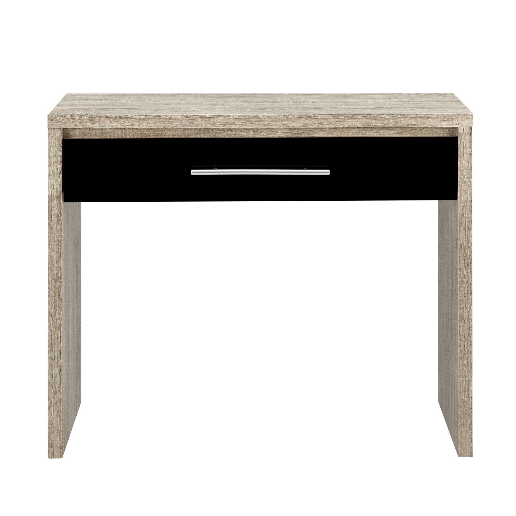 en.casa Schreibtisch, »Myrene« Bürotisch 77x90x39cm Echtholz-Optik Schwarz. € 94,99